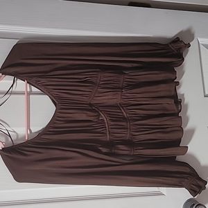 Long sleeve corset fit shirt